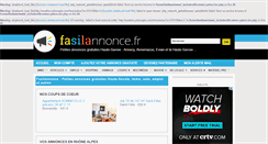 Desktop Screenshot of haute-savoie.fasilannonce.fr
